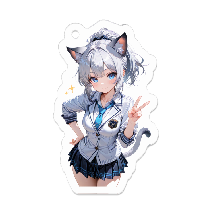 アクリルキーホルダー - 50 x 50 (mm)
