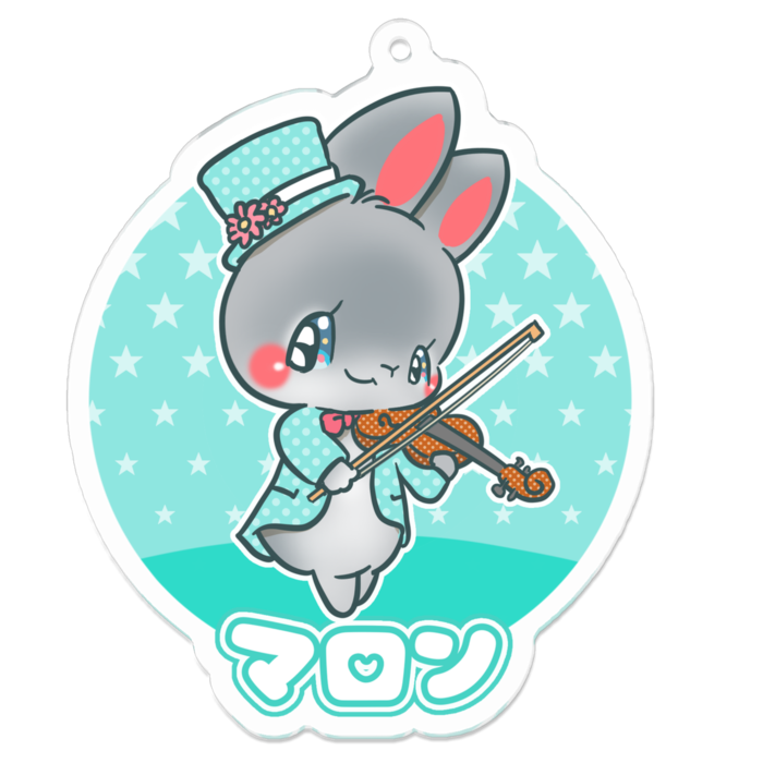 アクリルキーホルダー - 70 x 70 (mm)