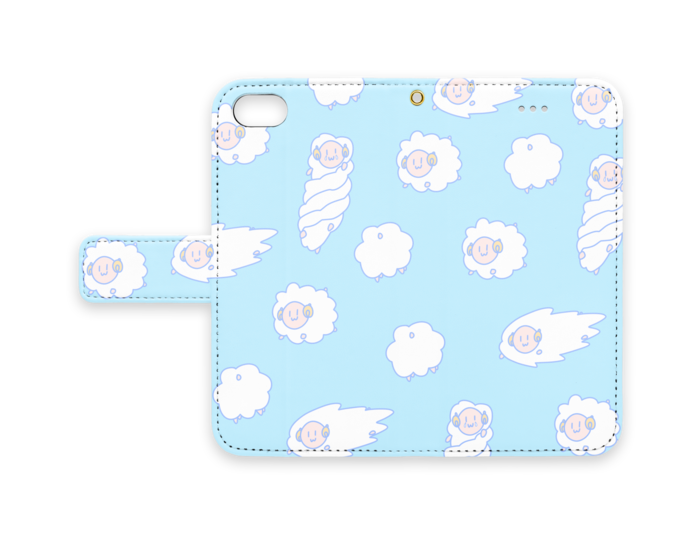 手帳型iPhoneケース - iPhone 8 / 7 - ストラップ穴 あり