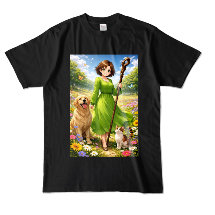 カラーTシャツ - L - ブラック (濃色)