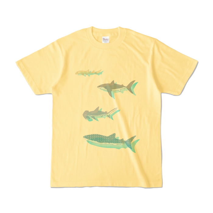 カラーTシャツ - S - ライトイエロー (淡色)