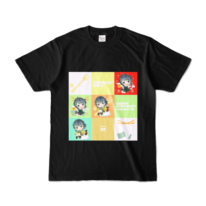 カラーTシャツ - S - ブラック (濃色)