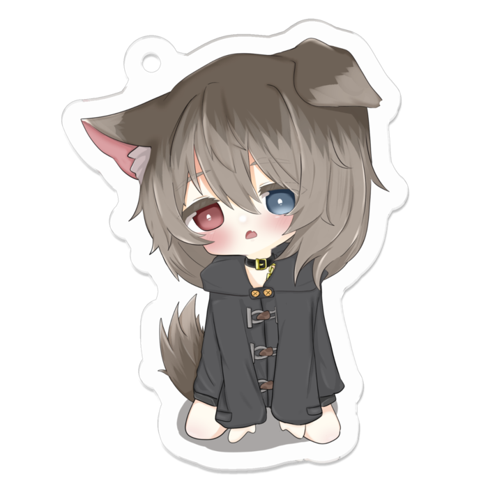 僕の書き下ろしアクリルキーホルダー - 50 x 50 (mm)(1)