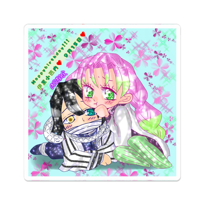 アクリルバッジ - 70 x 70 (mm)