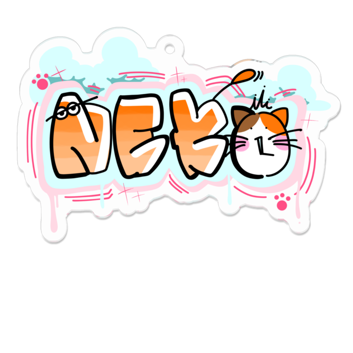 アクリルキーホルダー - 70 x 70 (mm)