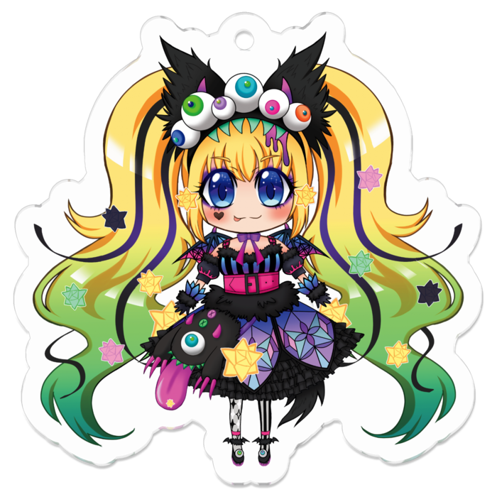 アクリルキーホルダー - 50 x 50 (mm)