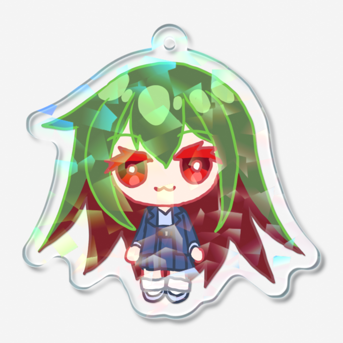 ホログラムアクリルキーホルダー - 50 × 50mm