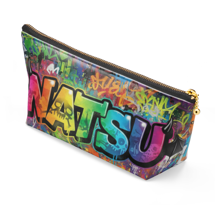 ポーチ - 長さ21.5cm / 高さ10cm - ブラック