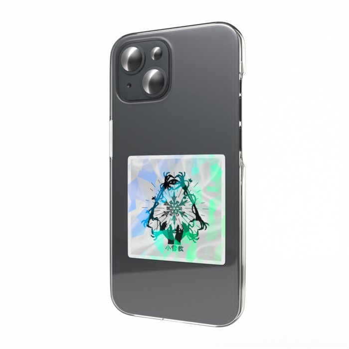 ホログラムスマホステッカー - 縦