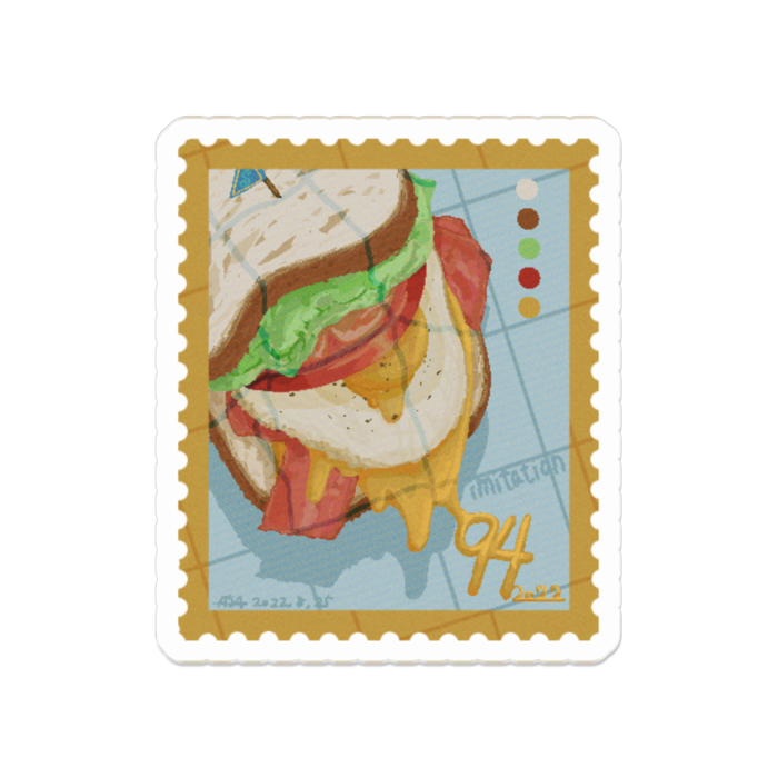 アクリルバッジ - 50 x 50 (mm)