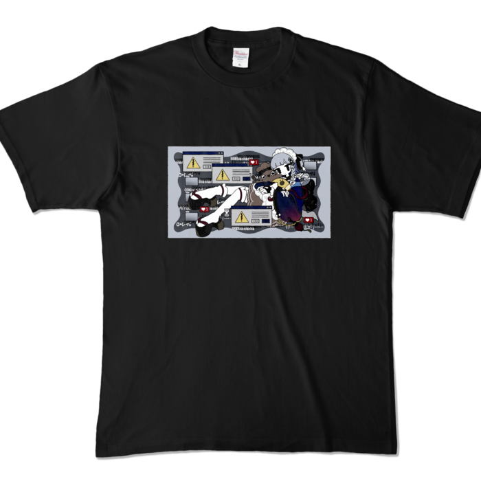 カラーTシャツ - XL - ブラック (濃色)