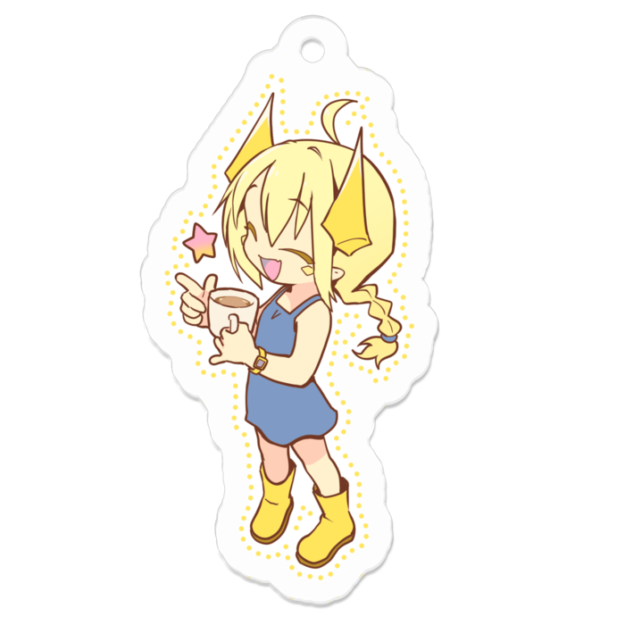 アクリルキーホルダー - 50 x 50 (mm)