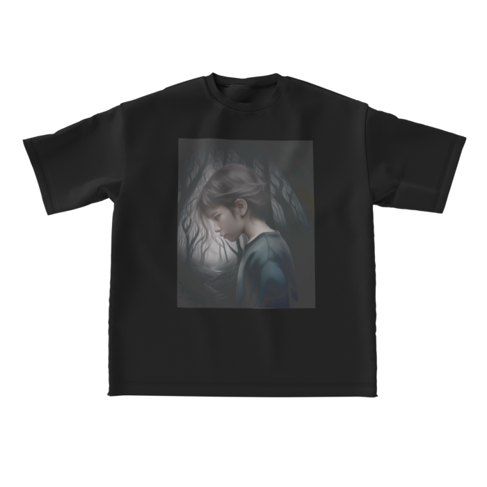 ビッグシルエットTシャツ - L 