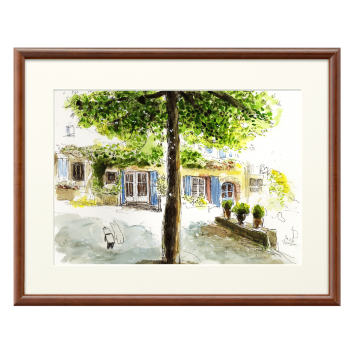 A2 - 額縁・ブラウン