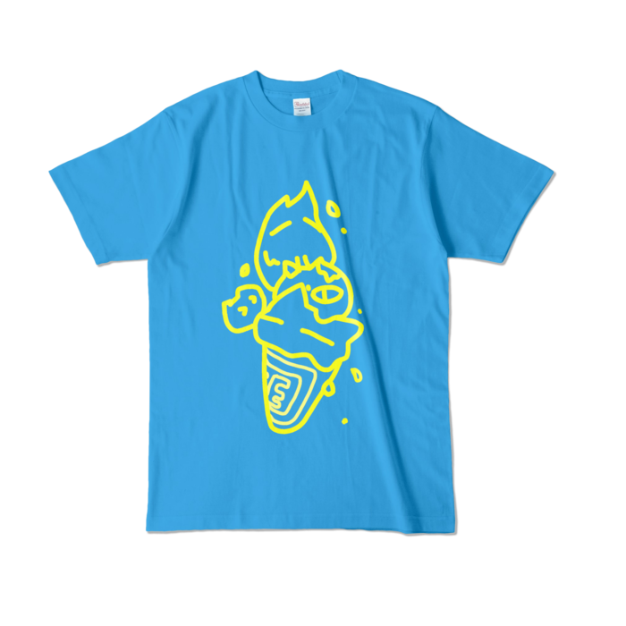 カラーTシャツ - L - ターコイズ (濃色)