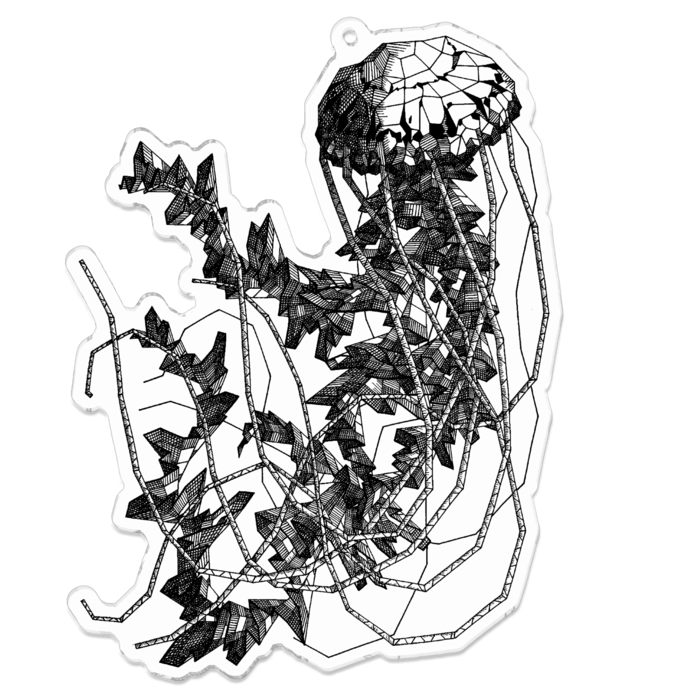 アクリルキーホルダー - 100 x 100 (mm)