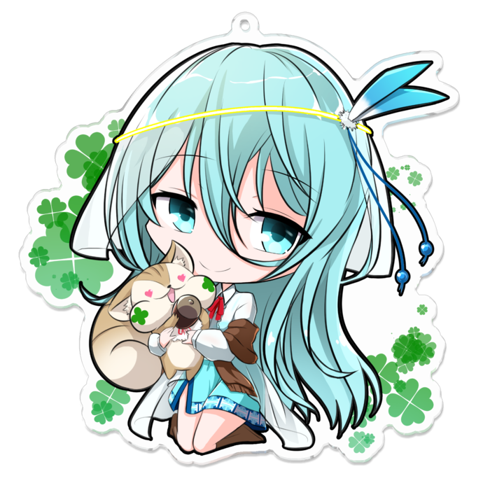 アクリルキーホルダー - 100 x 100 (mm)