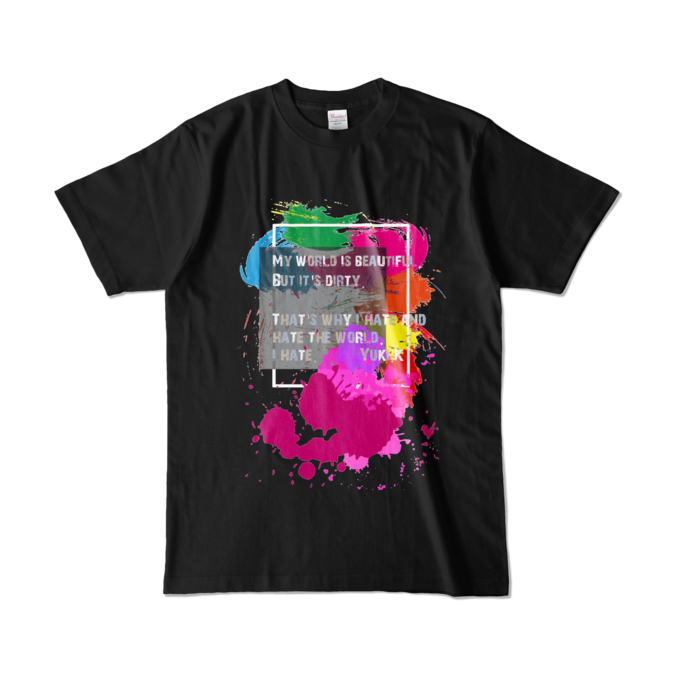 カラーTシャツ - L - ブラック (濃色)