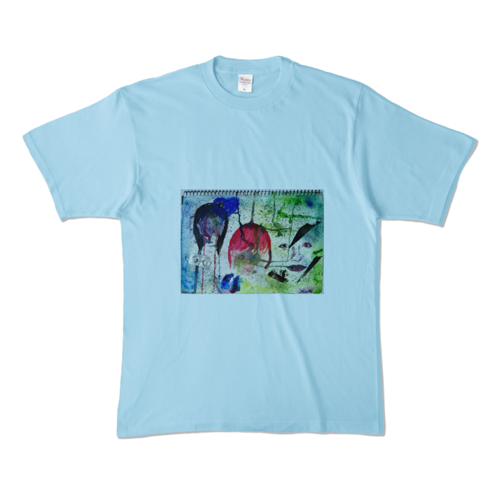 カラーTシャツ - XL - ライトブルー (淡色)