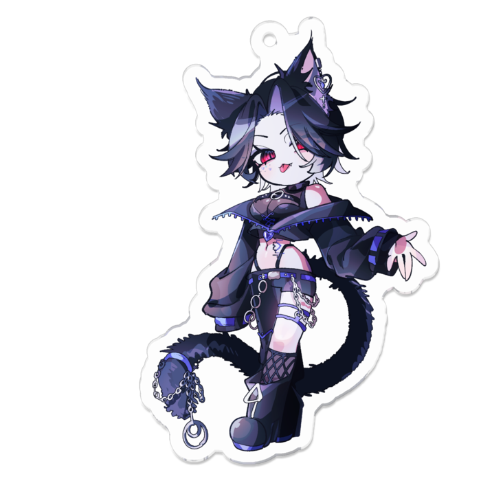 アクリルキーホルダー（コーティング） - 70 x 70 (mm)