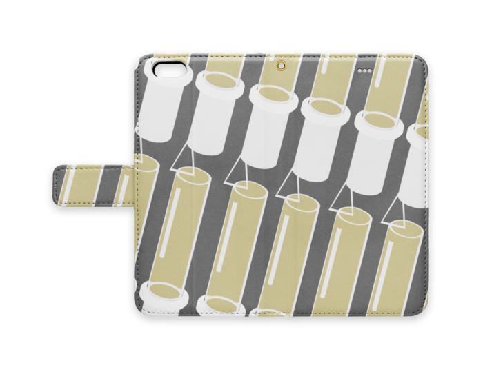 手帳型iPhoneケース - iPhone 6 Plus / 6s Plus - ストラップ穴 あり