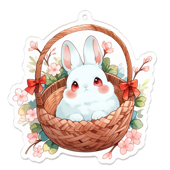 アクリルキーホルダー - 70 x 70 (mm)