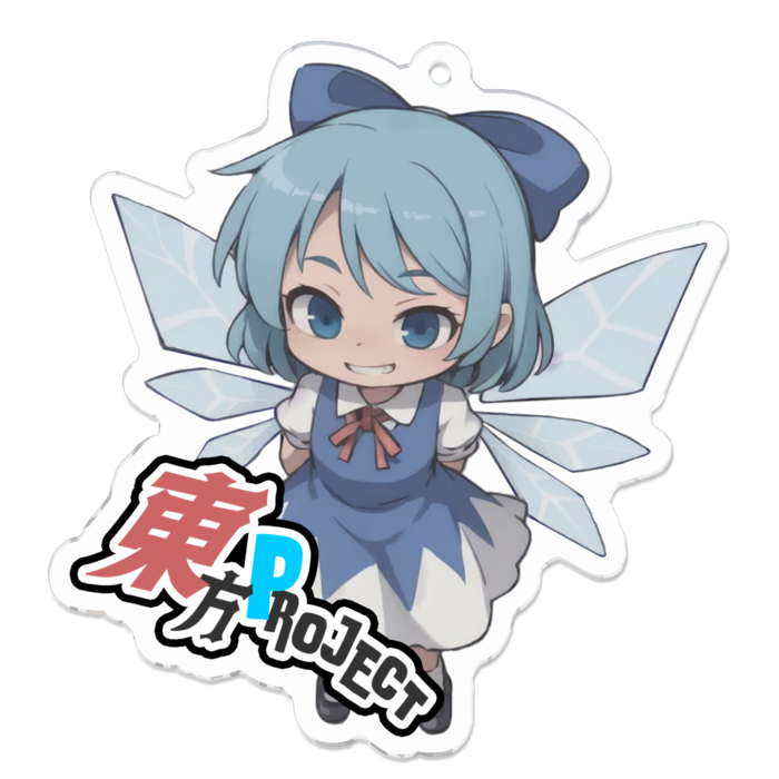 アクリルキーホルダー - 70 x 70 (mm)