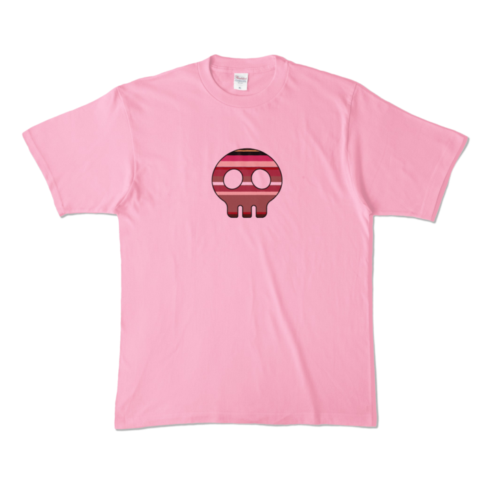 カラーTシャツ - XL - ピーチ (淡色)