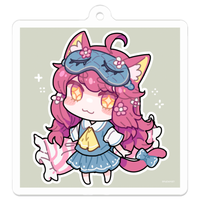 アクリルキーホルダー - 50 x 50 (mm)