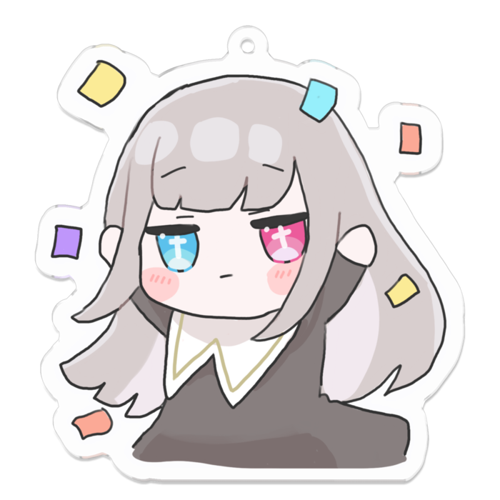 アクリルキーホルダー - 70 x 70 (mm)