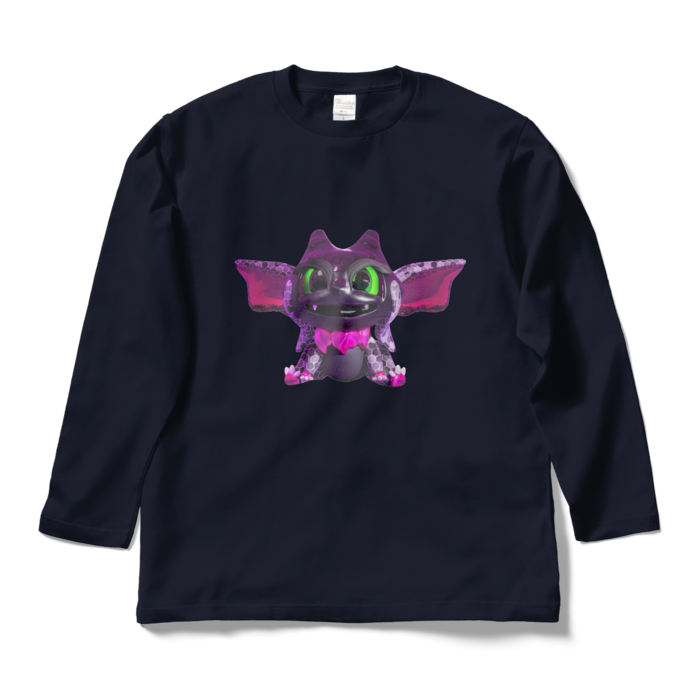 ロングスリーブTシャツ - L - ネイビー