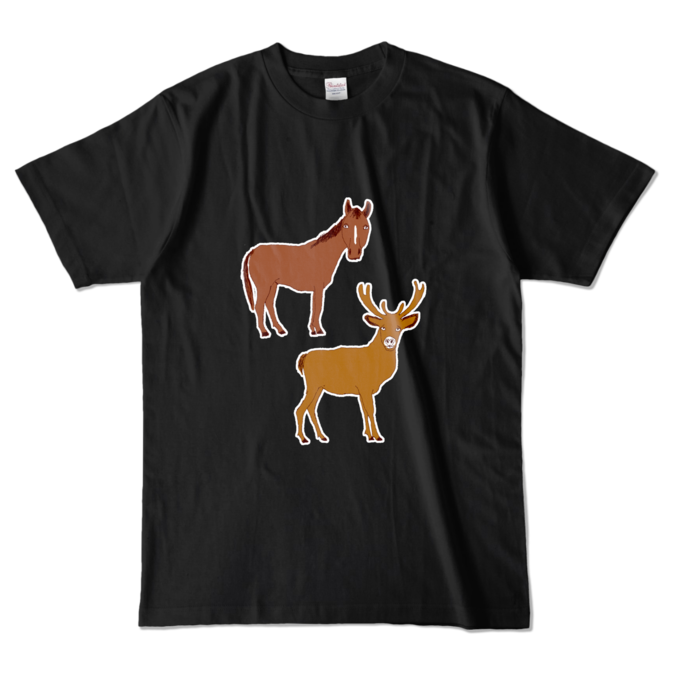 カラーTシャツ - L - ブラック (濃色)