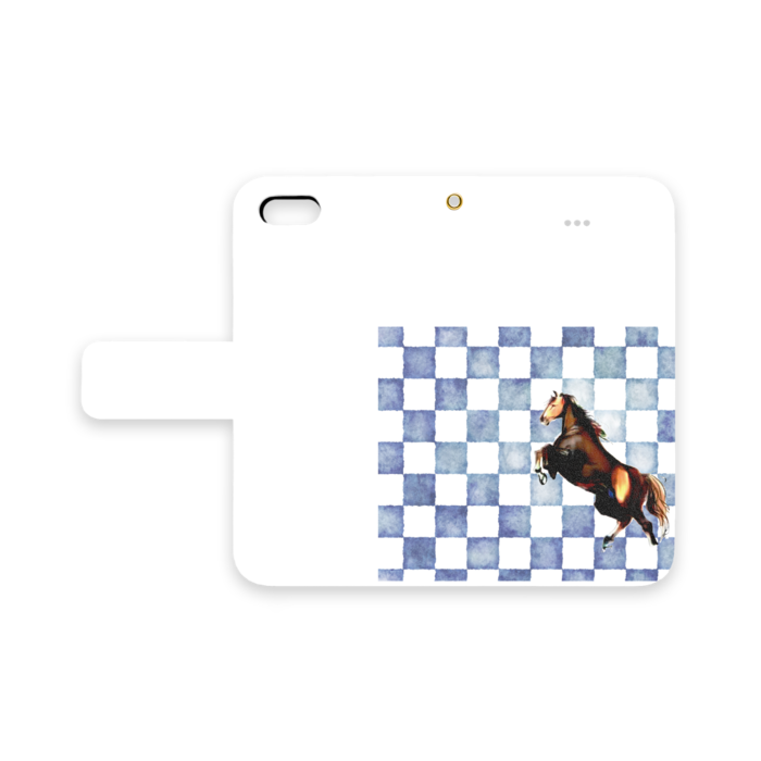 手帳型iPhoneケース - iPhone 5 / 5s / SE - ストラップ穴 あり