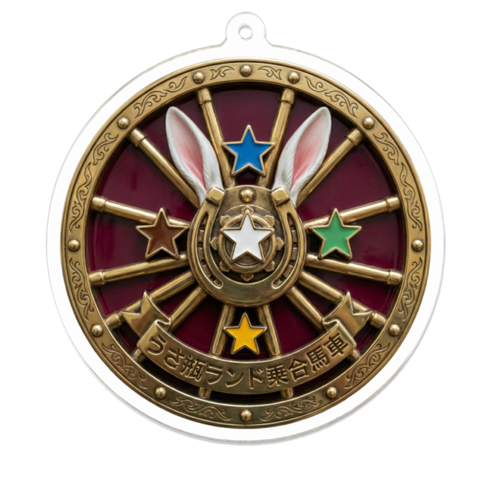 アクリルキーホルダー - 70 x 70 (mm)