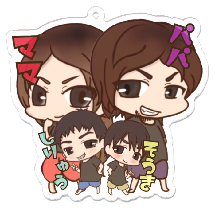 アクリルキーホルダー - 70 x 70 (mm)