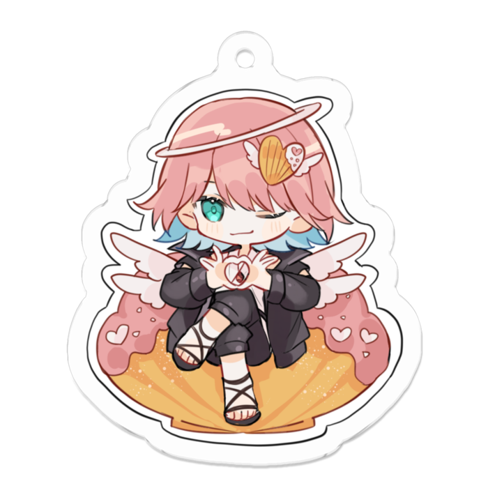 アクリルキーホルダー - 50 x 50 (mm)