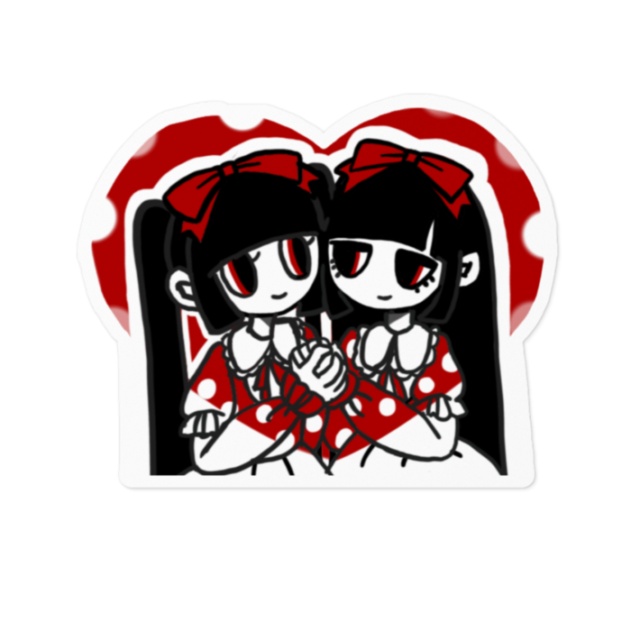 ステッカー - 100 x 100 (mm)