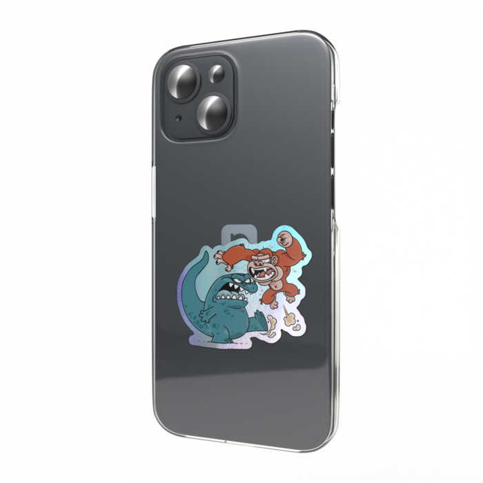 オーロラスマホステッカー - 縦