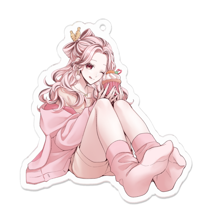 アクリルキーホルダー - 70 x 70 (mm)