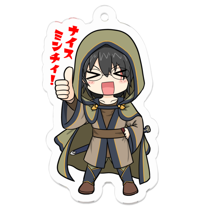 アクリルキーホルダー - 50 x 50 (mm)