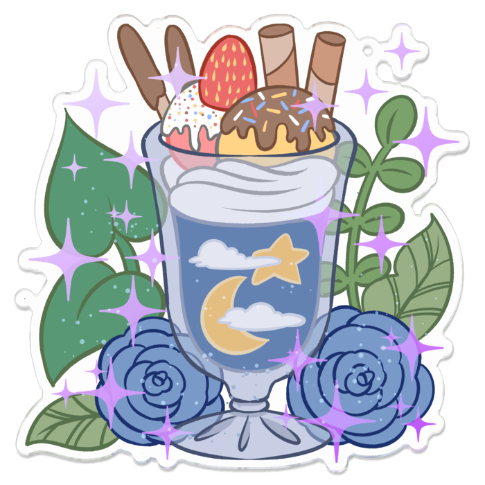 アクリルキーホルダー - 100 x 100 (mm)