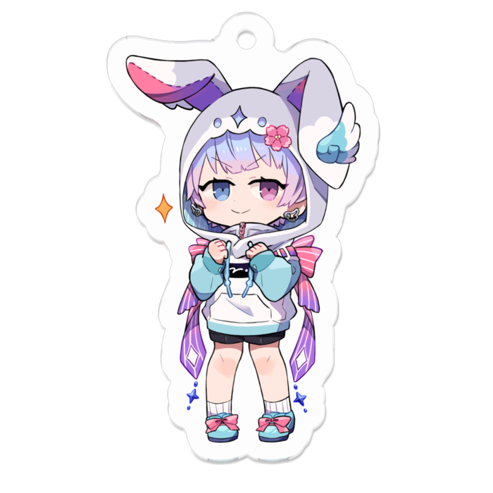 アクリルキーホルダー - 50 x 50 (mm)