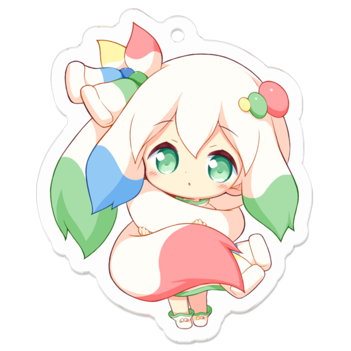 アクリルキーホルダー - 50 x 50 (mm)