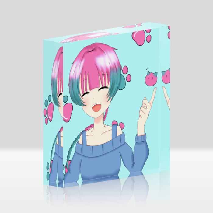 アクリルブロック - 100x100mm