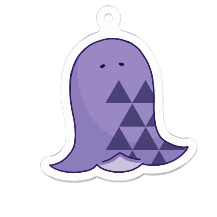 アクリルキーホルダー（コーティング） - 50 x 50 (mm)