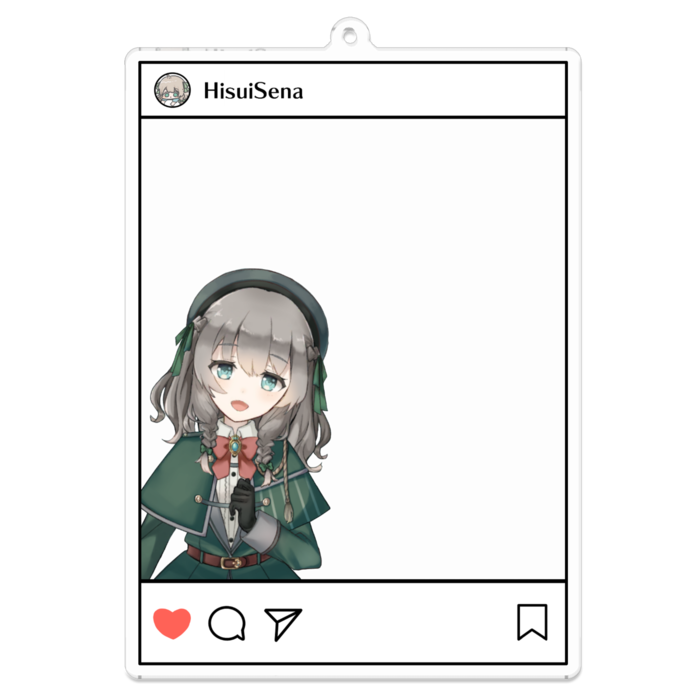 アクリルキーホルダー - 100 x 100 (mm)