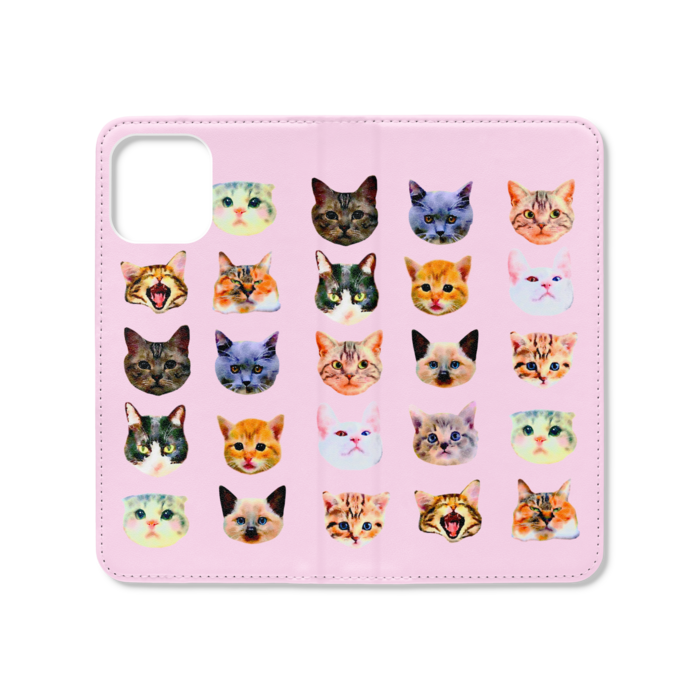 手帳型iPhoneケース(ベルトなし) - iPhone12 ProMax - ストラップ穴 なし