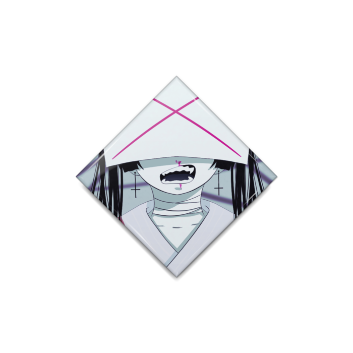 缶バッジ - ひし形 40 mm