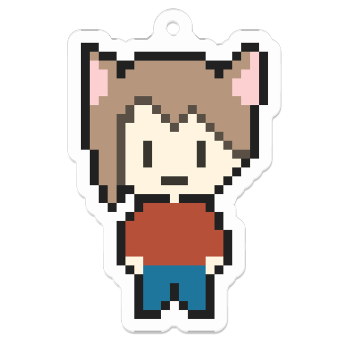 アクリルキーホルダー - 50 x 50 (mm)