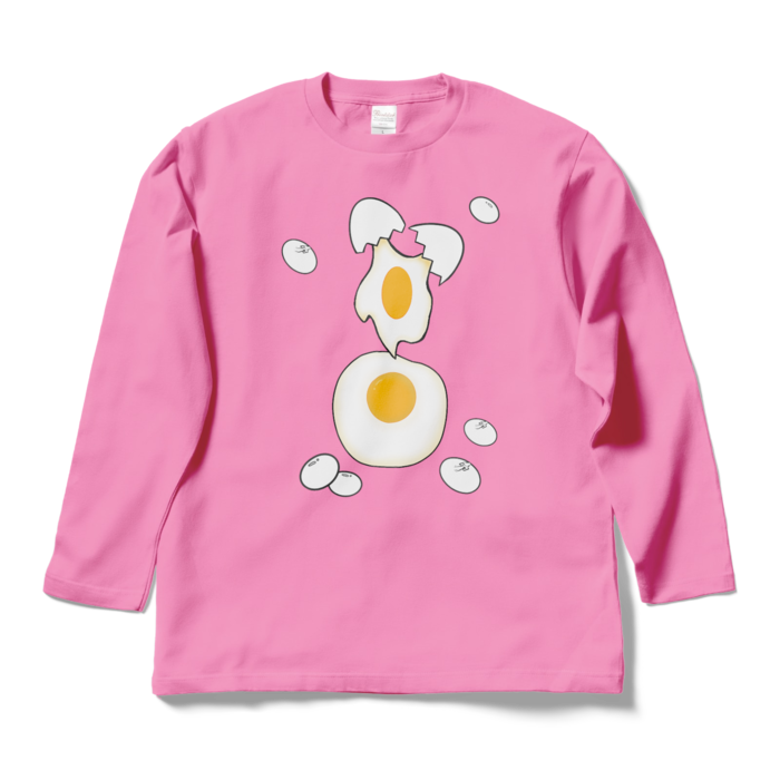 ロングスリーブTシャツ - L - ピンク